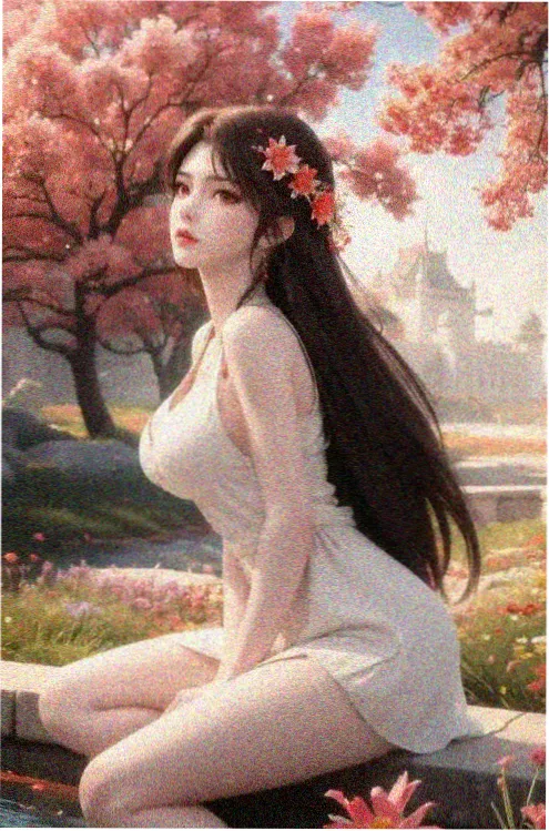 橘子色的天空